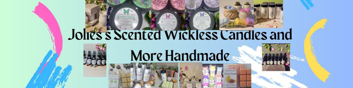 Jolie's Scented Candles Etsy shop banner