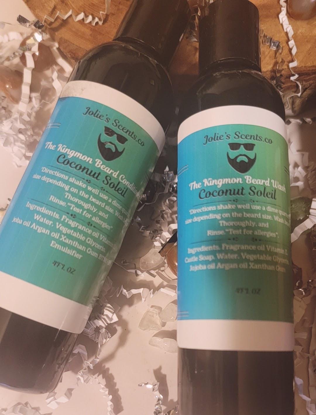 Men's Beard Care Gift Set: Wash and Conditioner, Moisturizing Hydrating All-in-One Kit