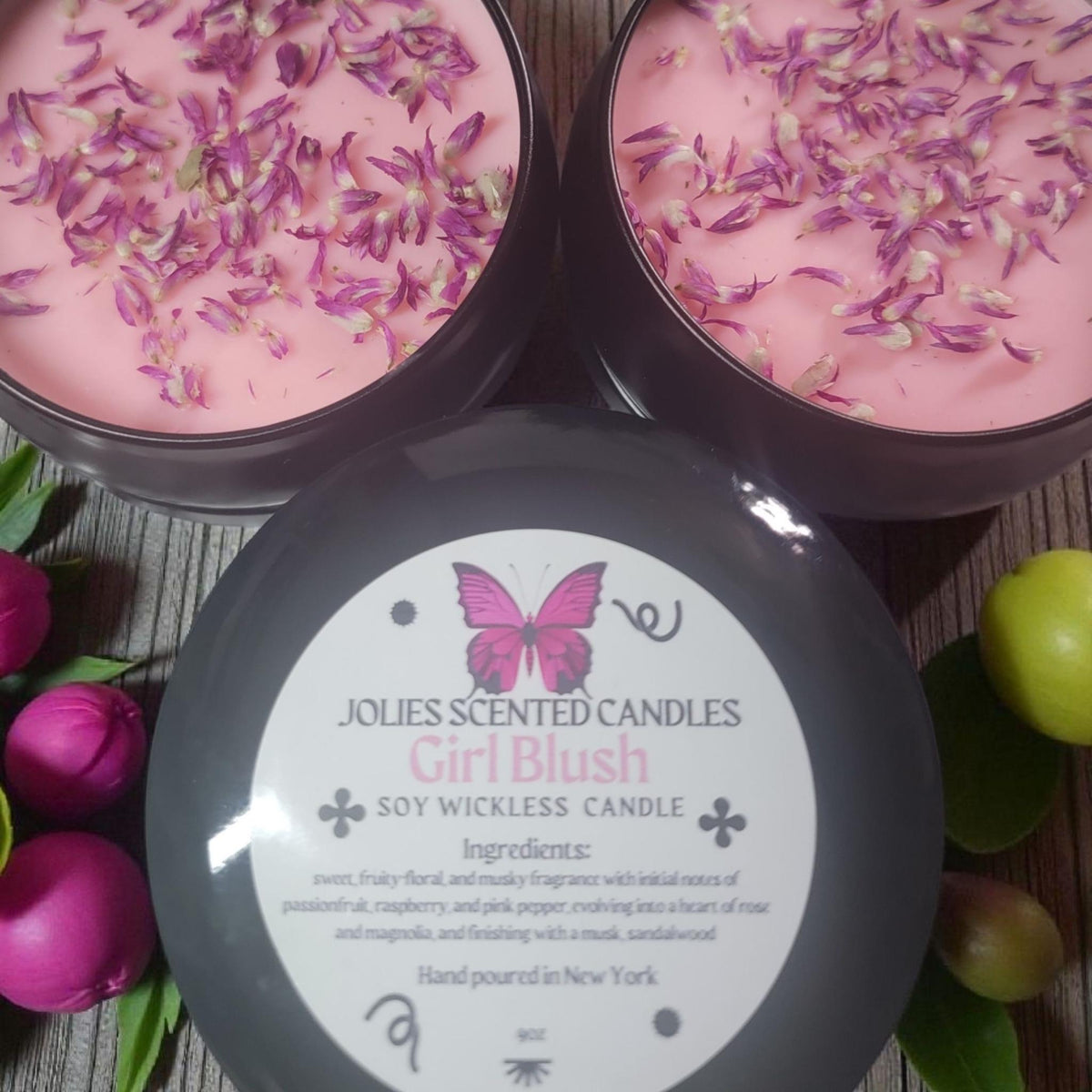 Scented Soy Wax Candle Tin 9oz Wickless Flameless Buy 2 Get 1 Free