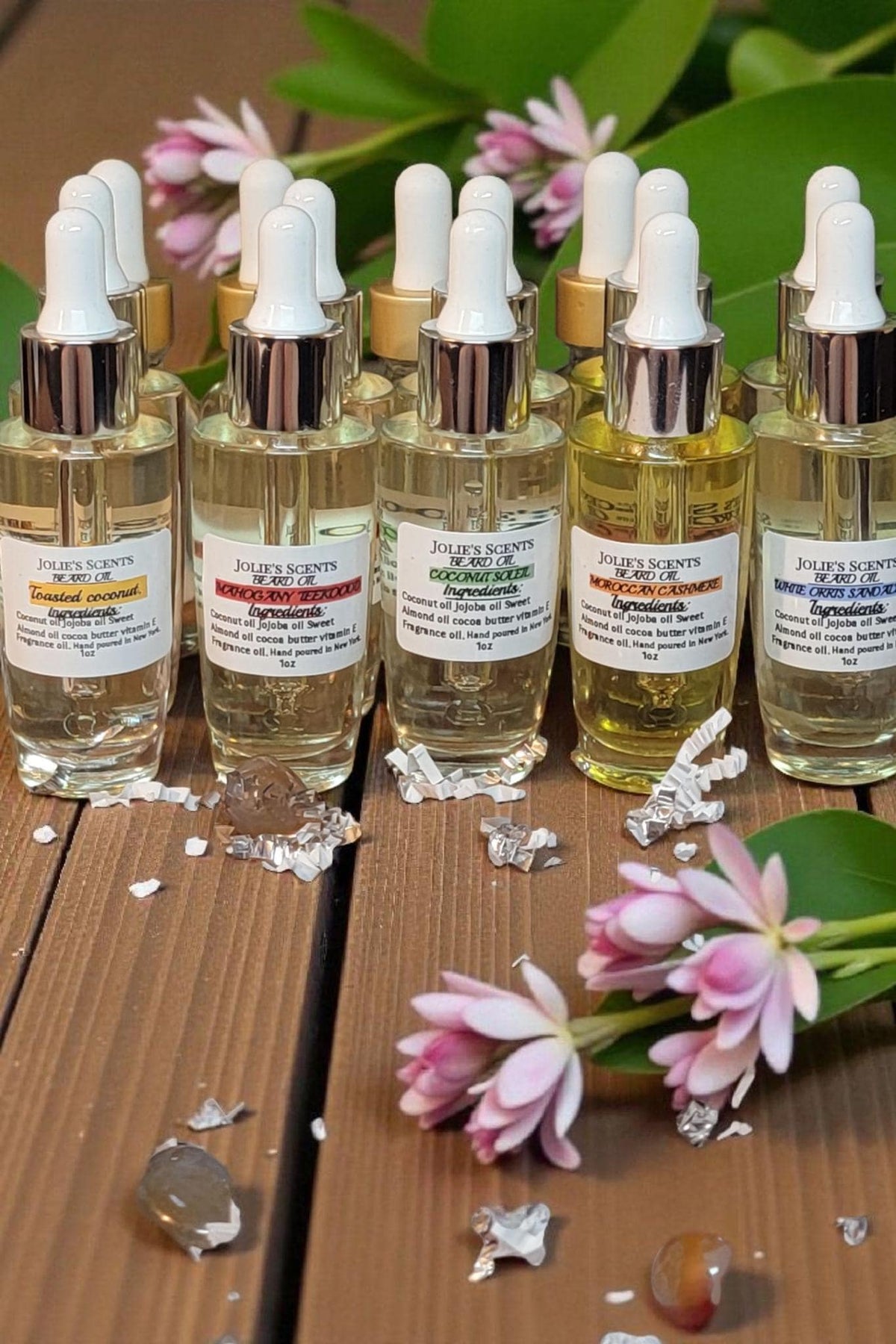 Natural Beard Oil Grooming Gift Set | Vitamin E & Jojoba Oil, Comb Included - Perfect for Him!