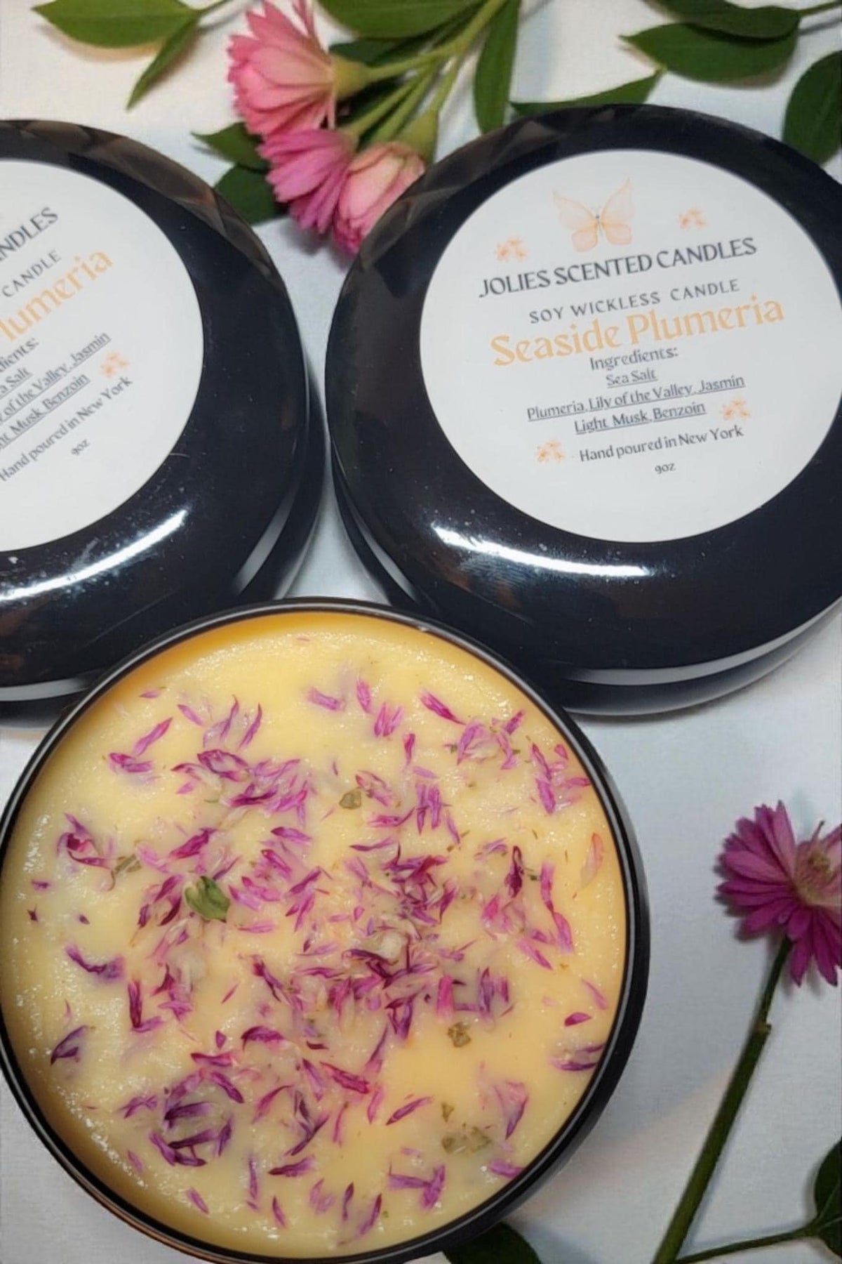 Scented Soy Wax Candle Tin 9oz | Wickless & Flameless | Buy 2, Get 1 Free