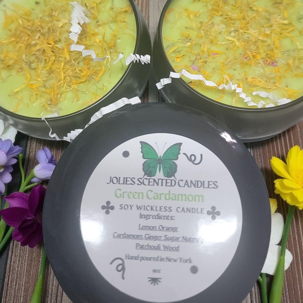 Scented Soy Wax Candle Tin 9oz Wickless Flameless Buy 2 Get 1 Free