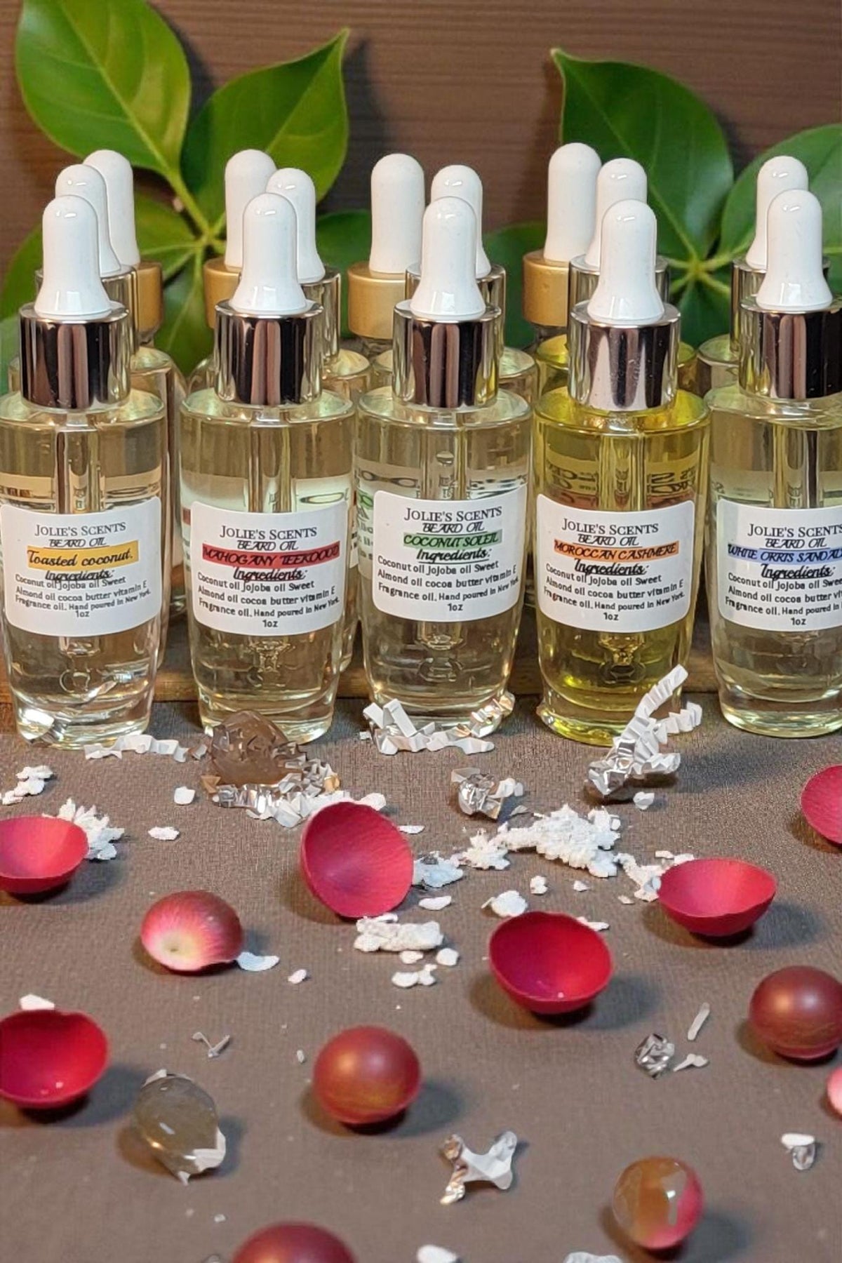 Natural Beard Oil Grooming Gift Set | Vitamin E & Jojoba Oil, Comb Included - Perfect for Him!