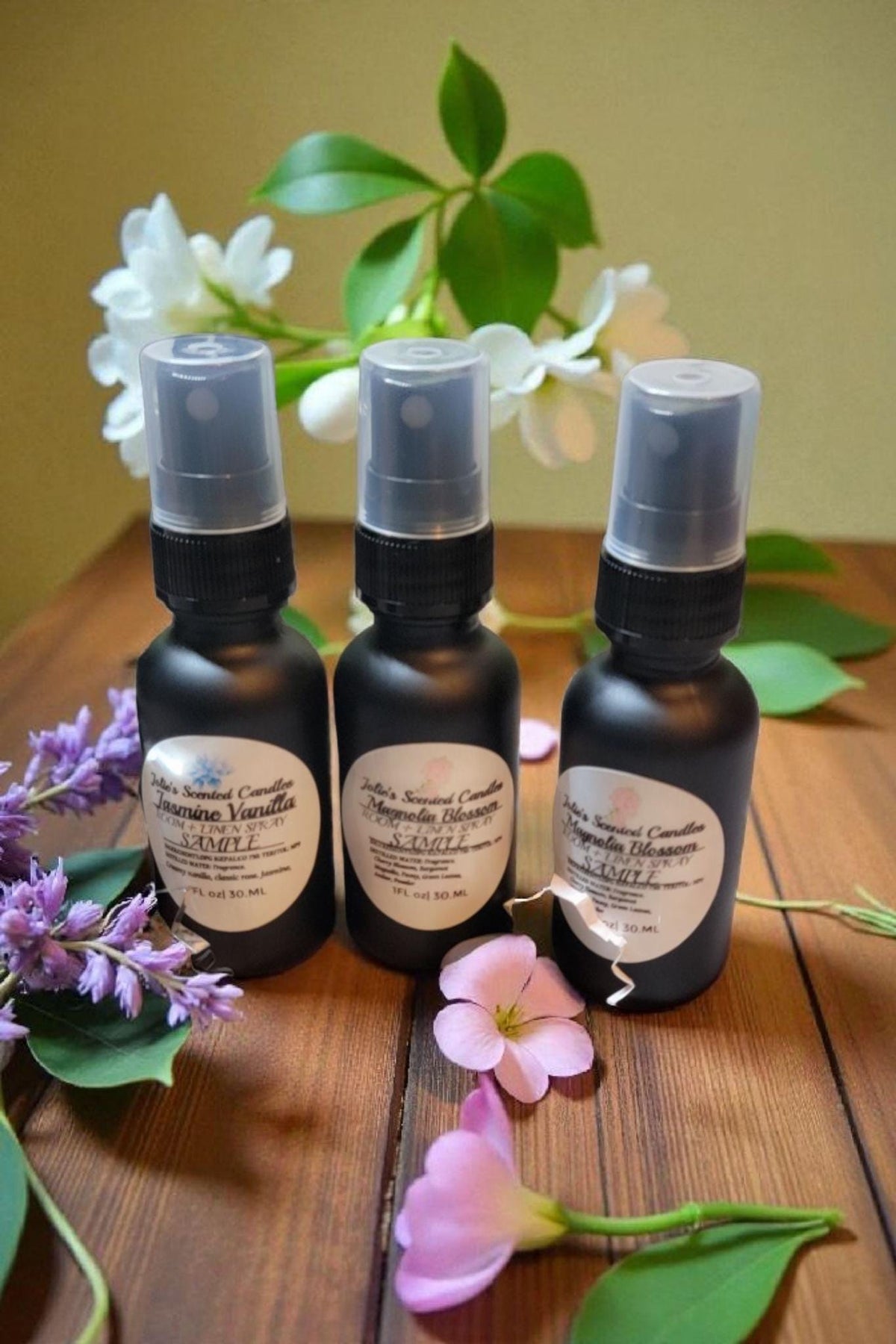Linen & Room Spray Bundle: Buy 2, Get 1 Free Car Diffuser with 3ml Refill - Specify Scent!