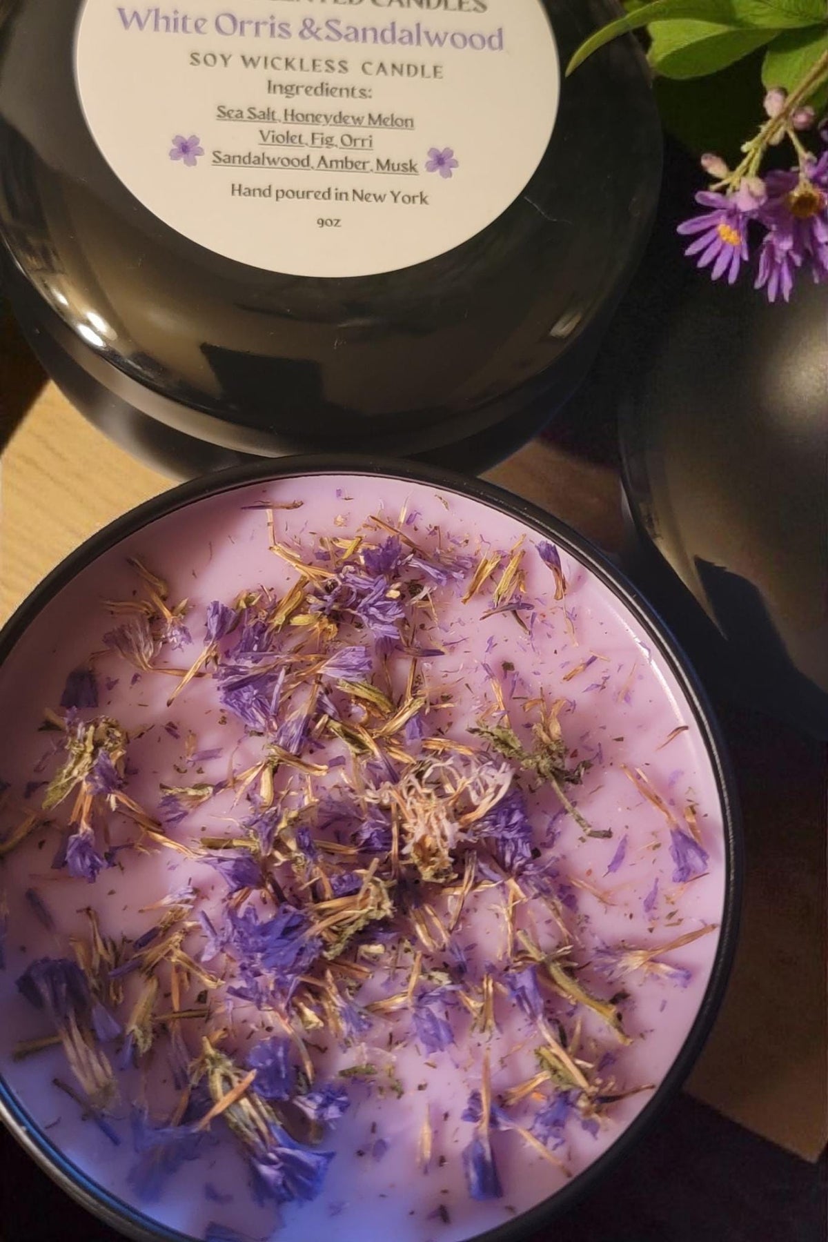 Scented Soy Wax Candle Tin 9oz | Wickless & Flameless | Buy 2, Get 1 Free