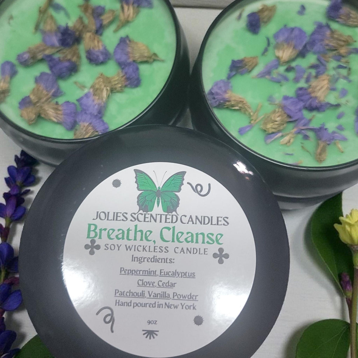 Scented Soy Wax Candle Tin 9oz | Wickless & Flameless | Buy 2, Get 1 Free