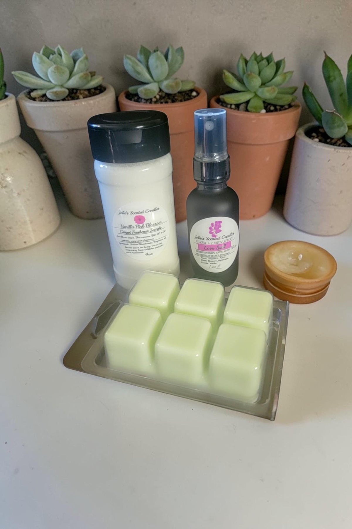 Home Fragrance Gift Set: Carpet Deodorizer Powder, Room Spray & Scented Wax Melts | 3 Piece Aromatherapy Bundle