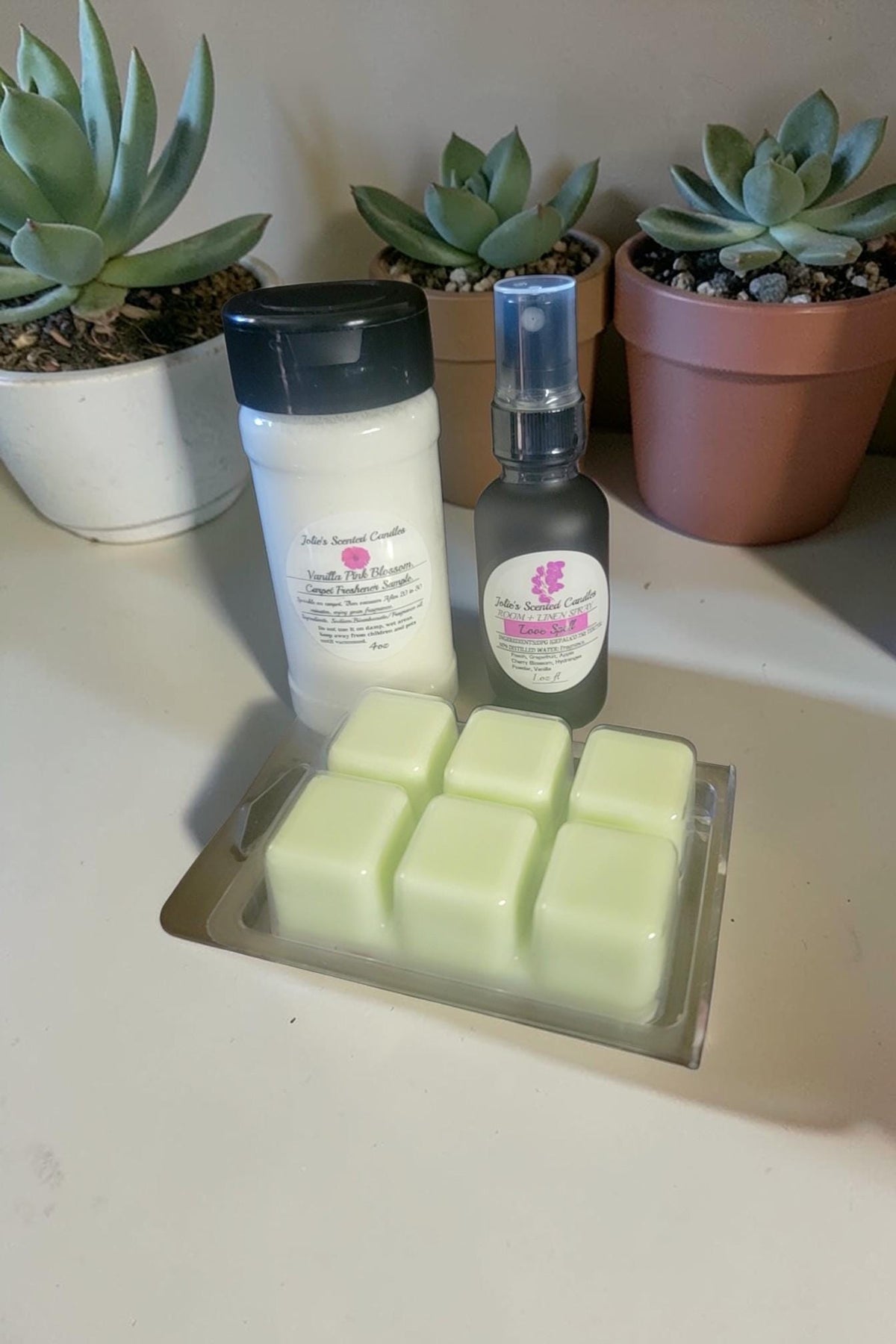 Home Fragrance Gift Set: Carpet Deodorizer Powder, Room Spray & Scented Wax Melts | 3 Piece Aromatherapy Bundle